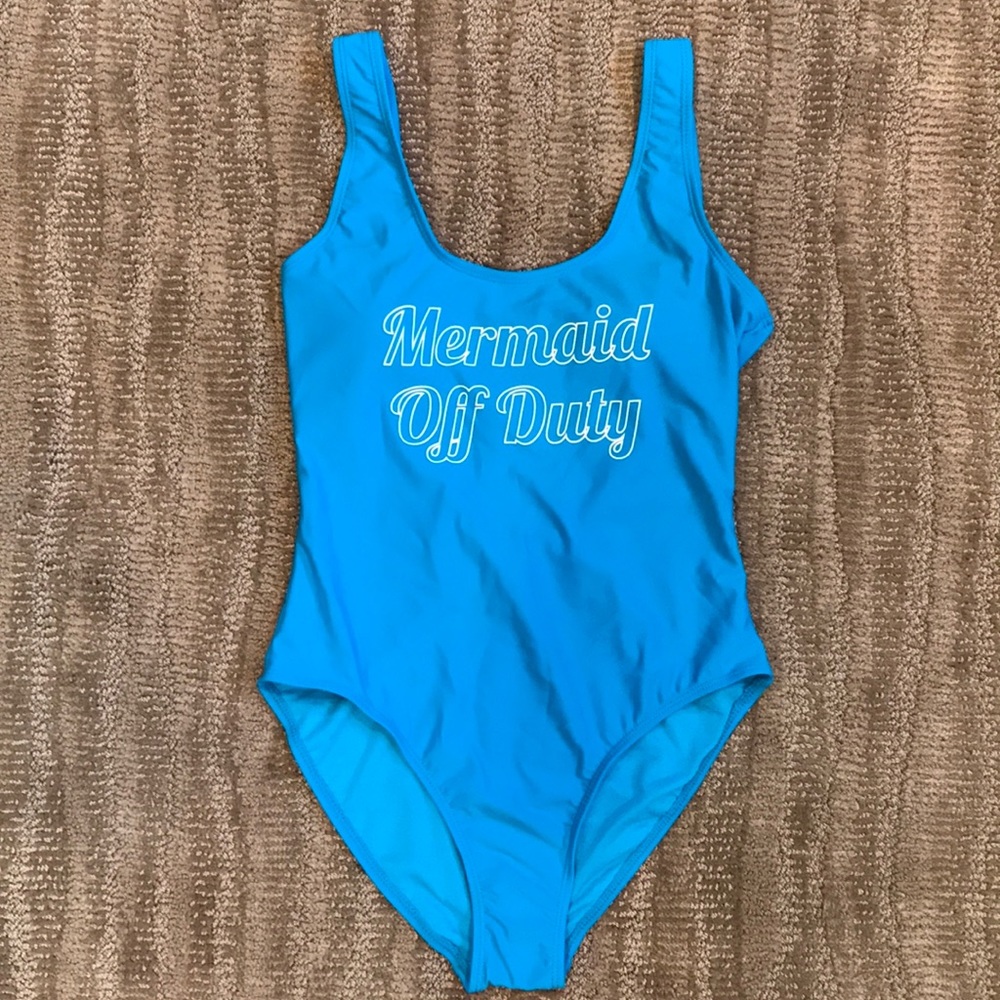 One Piece Turquoise Swimsuit